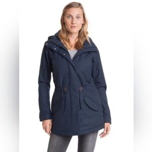 MEC Waterproof Hiking Jacket in slate blue size XS